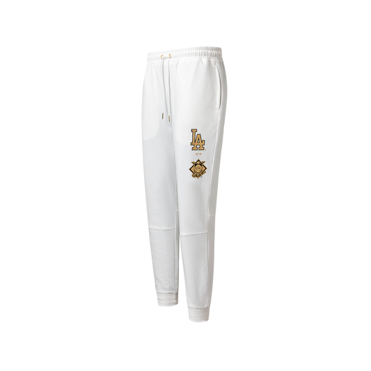 Pantalon Jogger MLB Dodgers Blanco The Label Company