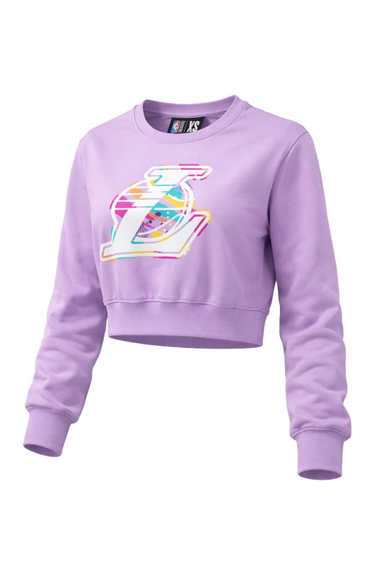 Poleron NBA Lakers Flowset Morado
