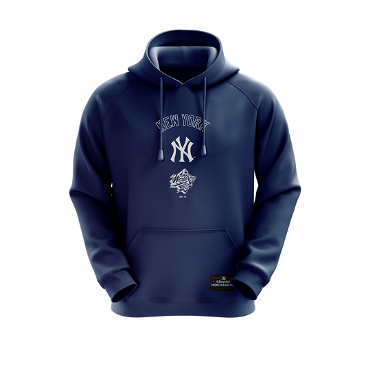Poleron  MLB Hoddie Fleece yankees Azul Marino