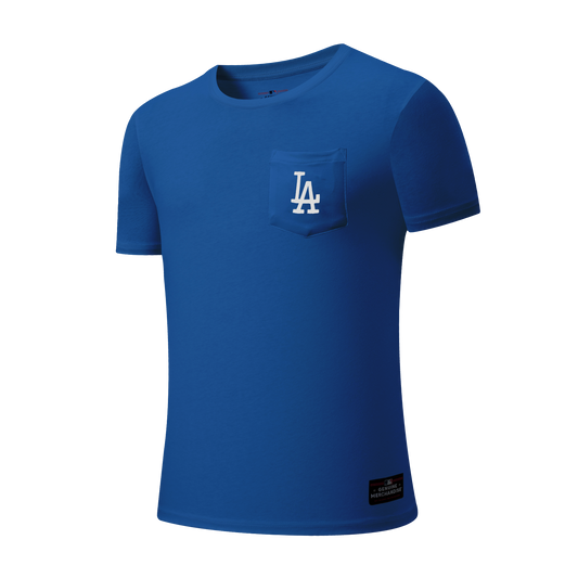 Polera MLB Dodgers Core Celeste