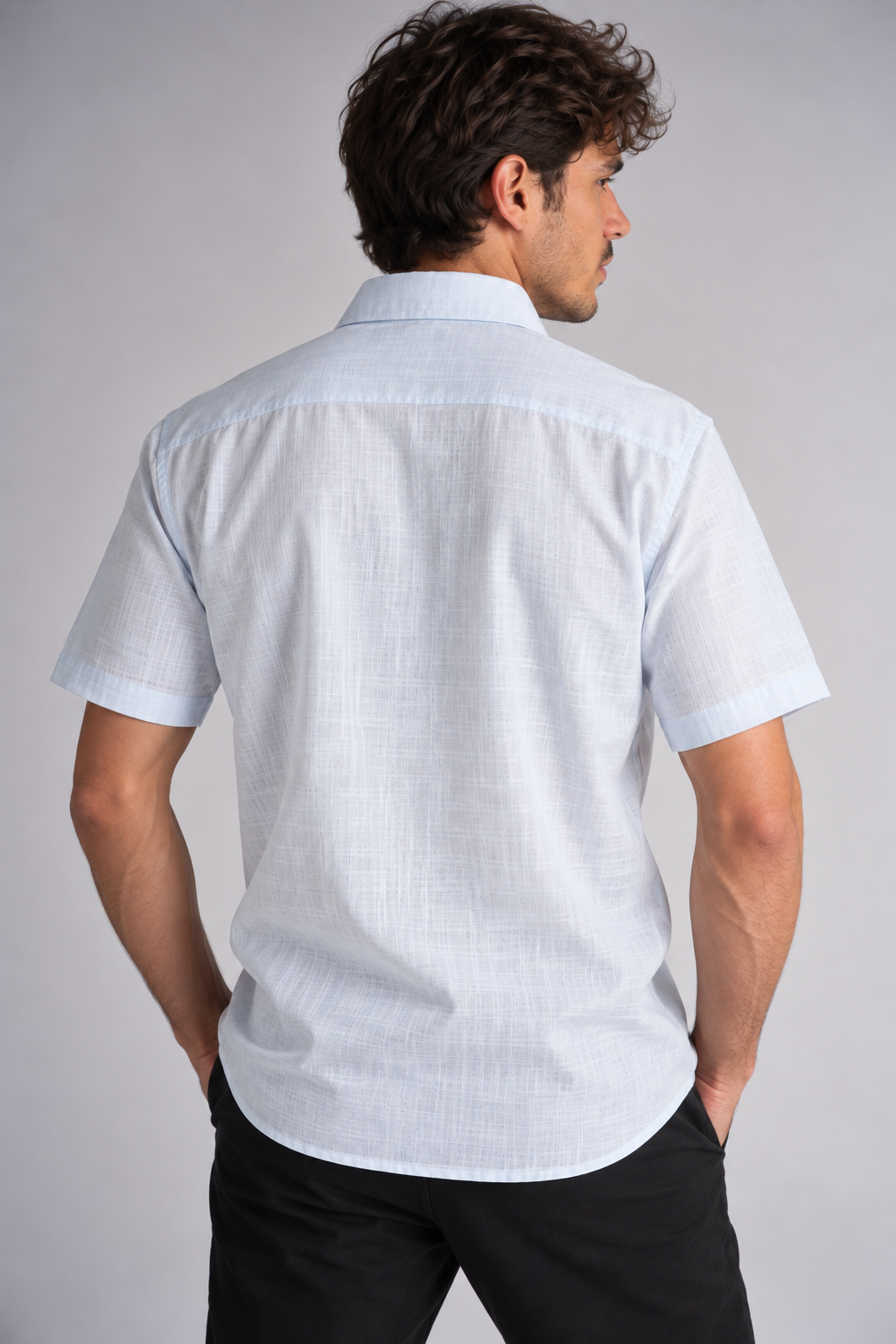 Camisa Mc Algodón Pinhal Celeste Gangster