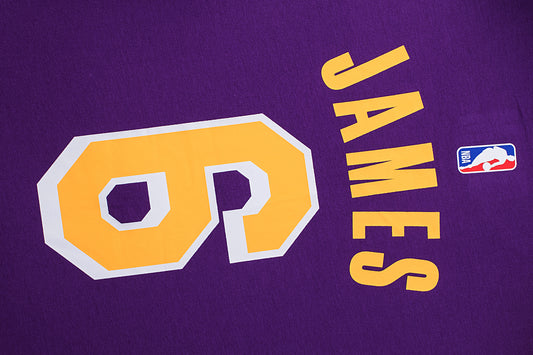Polera NBA Lakers Name Morado