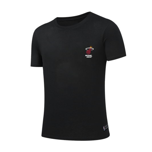 Polera NBA Miami Heat Grunge Negro