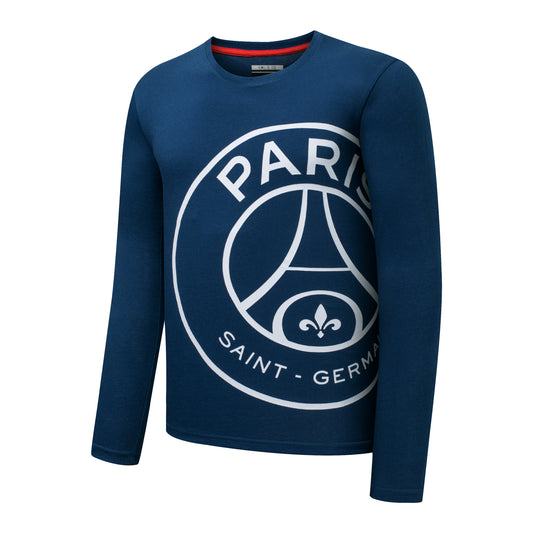 Polera Manga Larga PSG Core Azul