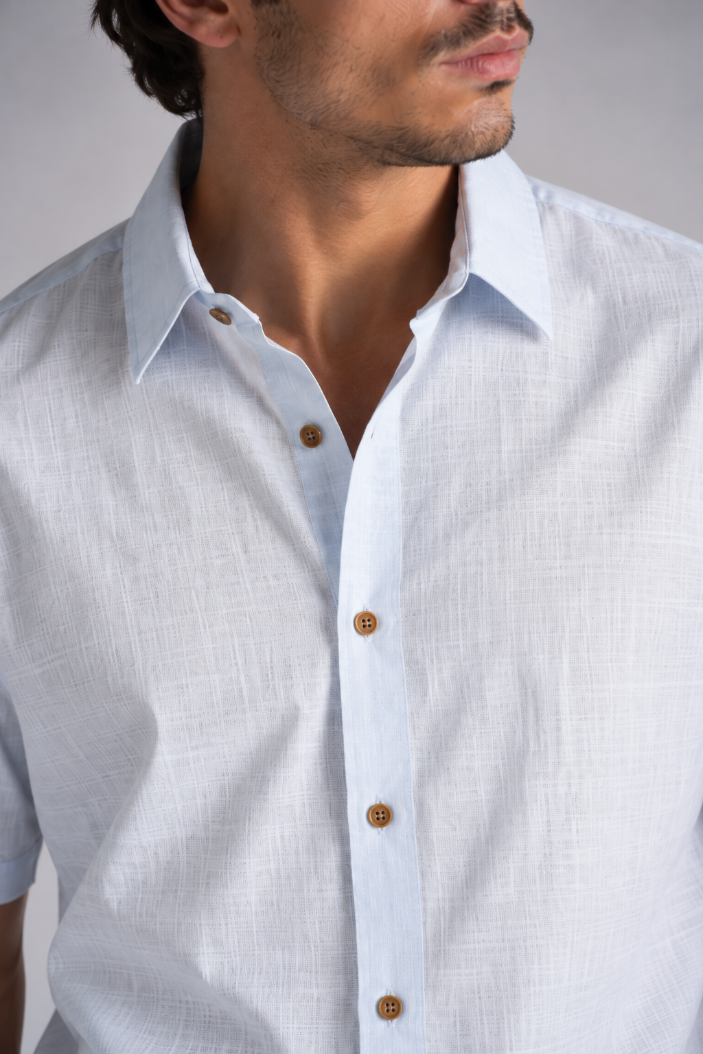 Camisa Mc Algodón Pinhal Celeste Gangster