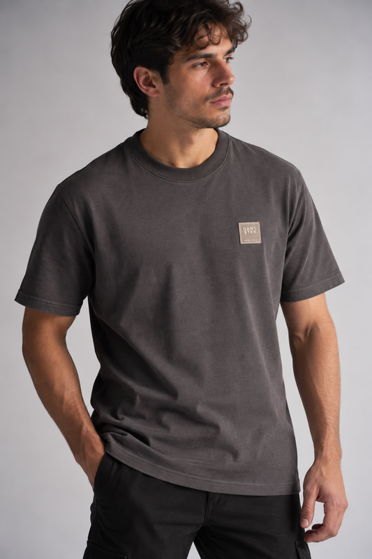 Polera Mc Textura Franklin Grafito