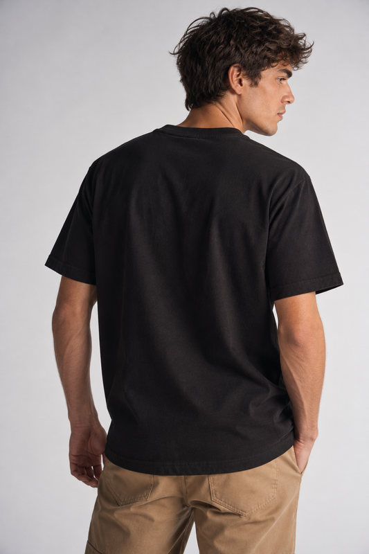 Plus Polera MC Basica Pacific Negro