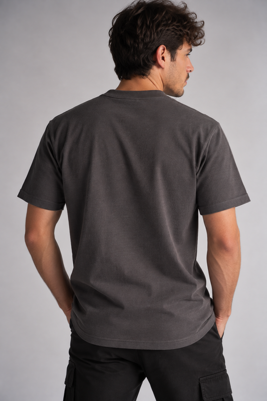 Polera Mc Textura Franklin Grafito