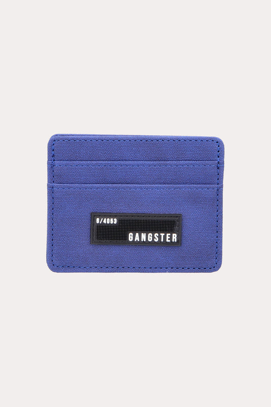 Billetera Deluxe Tarjetero Azul Gangster