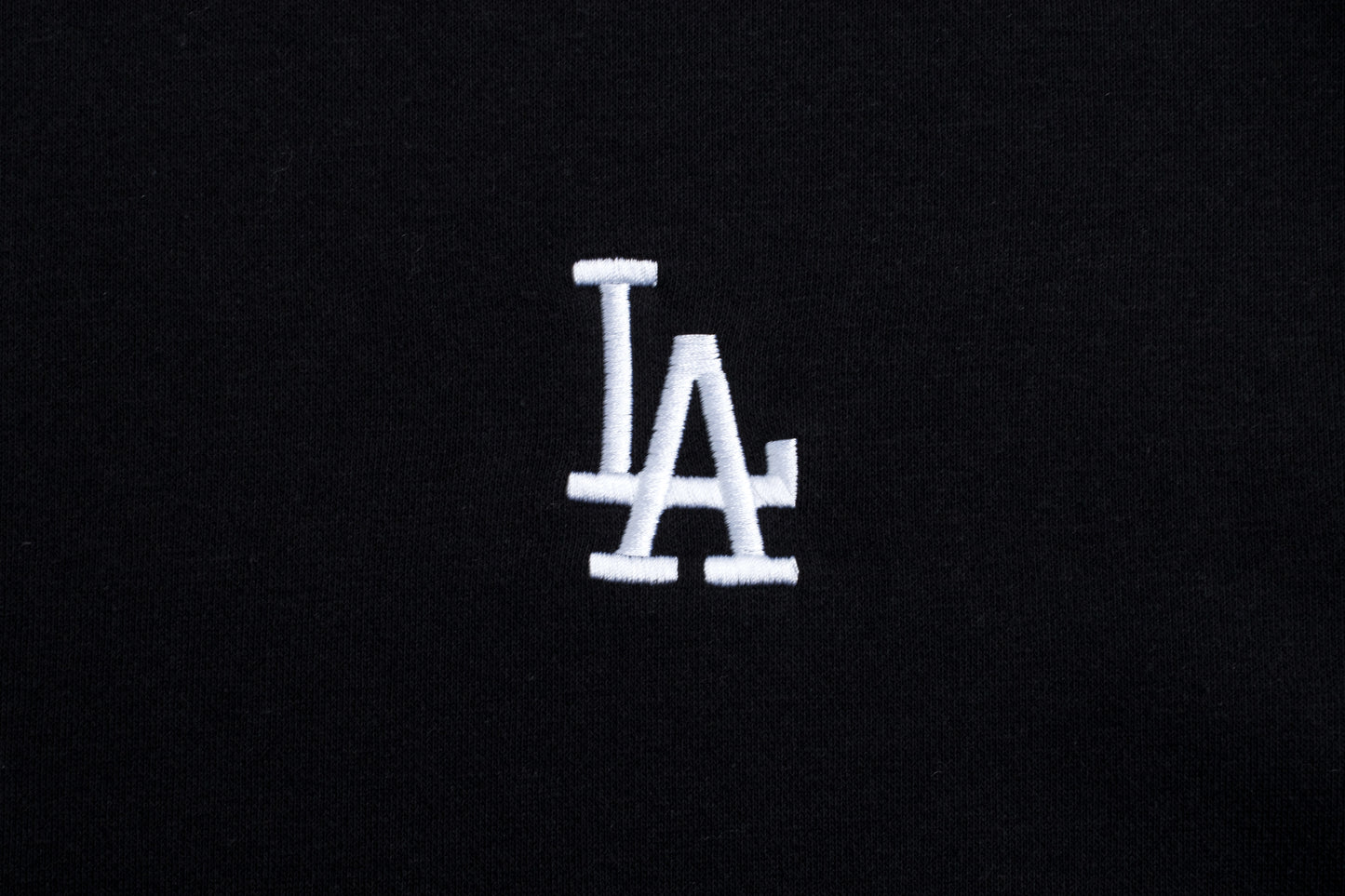Poleron MLB Dodgers Logo Negro