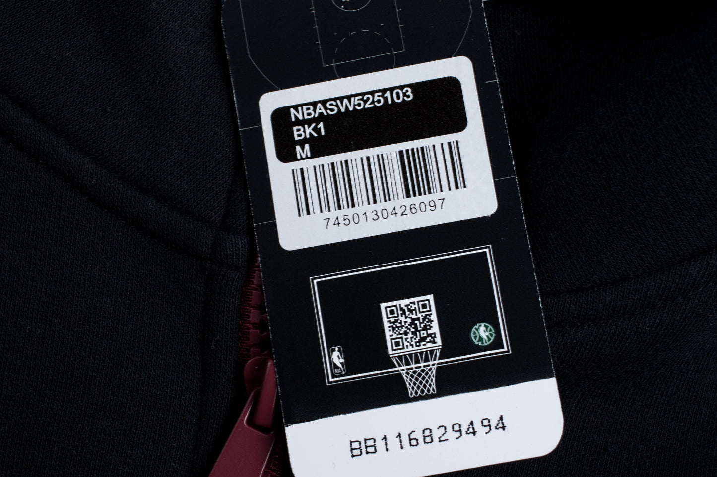 Chaqueta NBA Chicago Bulls  Negro